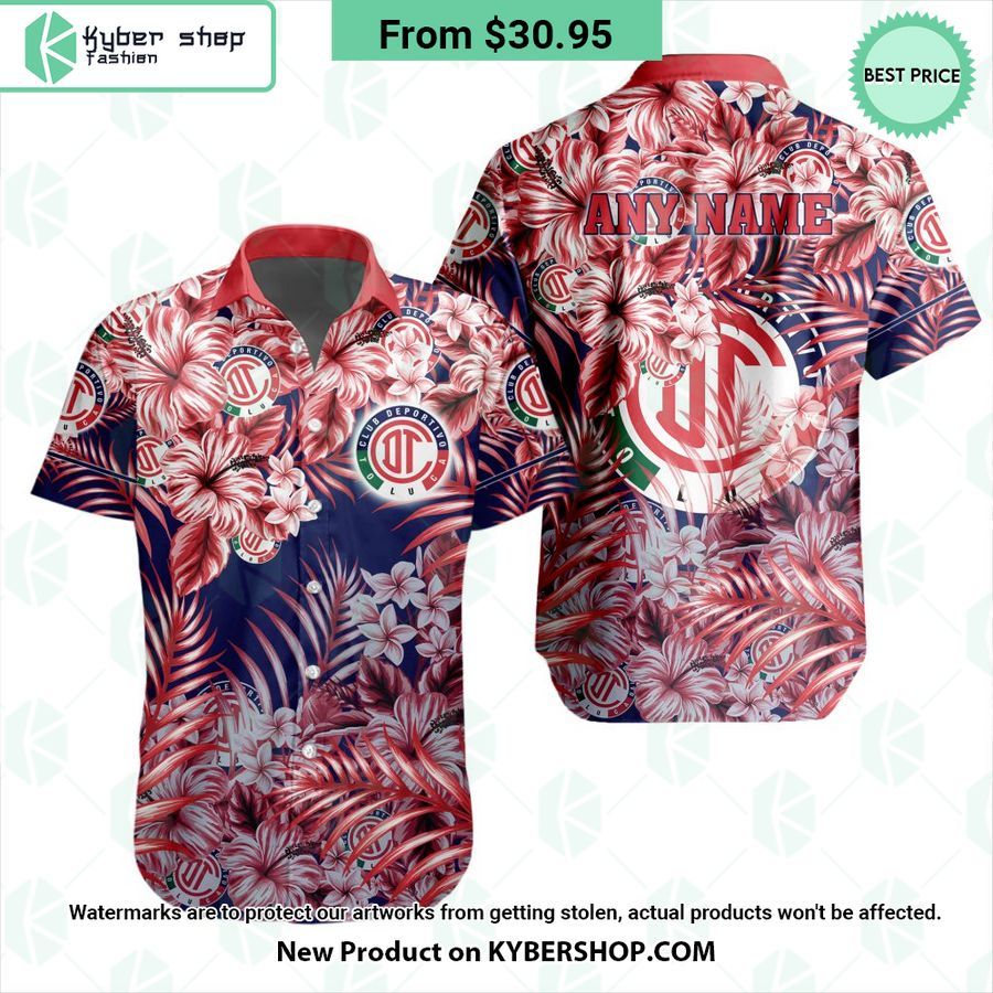 Liga MX Deportivo Toluca CUSTOM Hawaiian Shirt