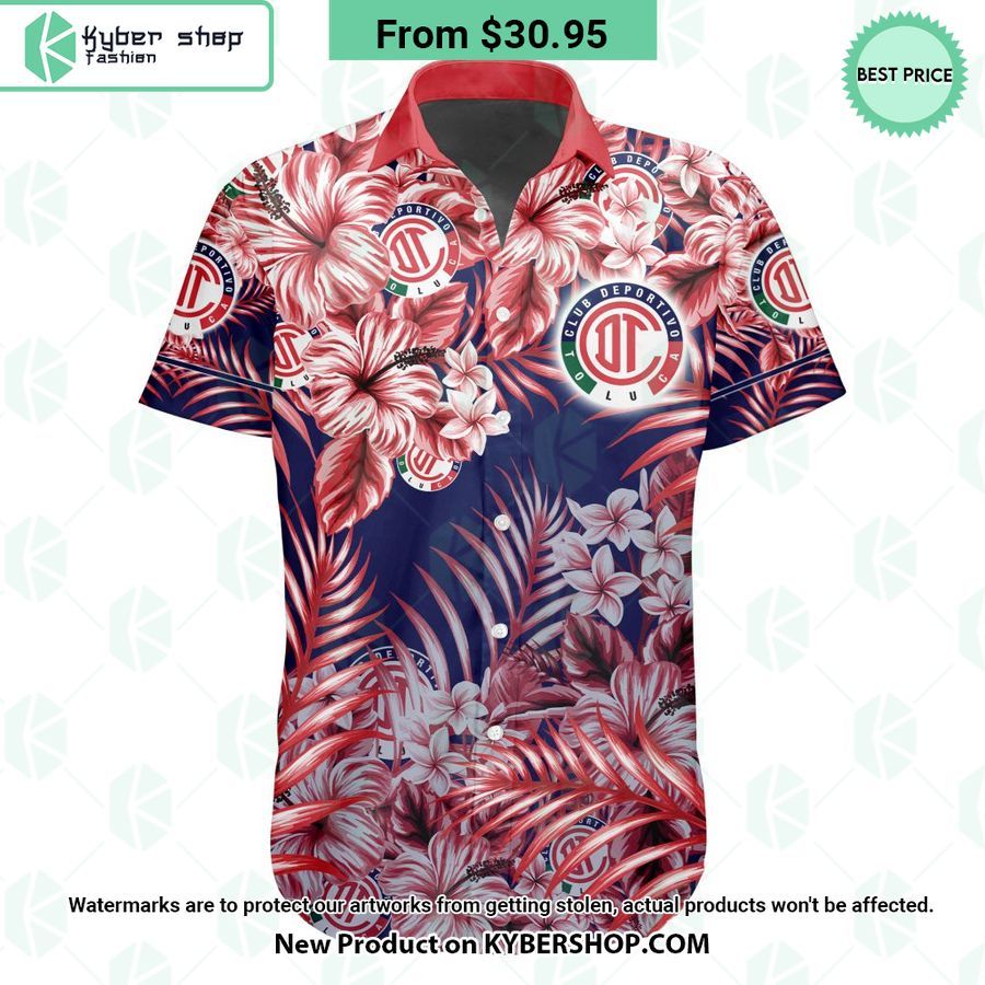 Liga MX Deportivo Toluca CUSTOM Hawaiian Shirt
