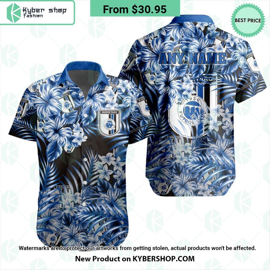 Liga MX Queretaro FC CUSTOM Hawaiian Shirt
