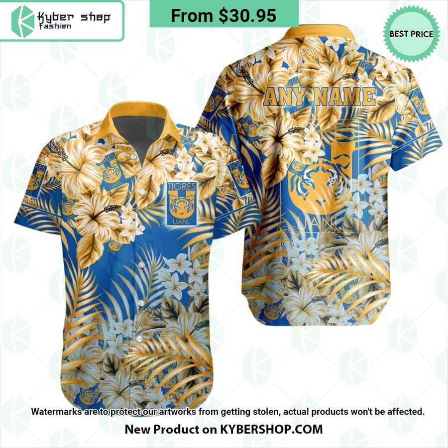 Liga MX Tigres Uanl CUSTOM Hawaiian Shirt