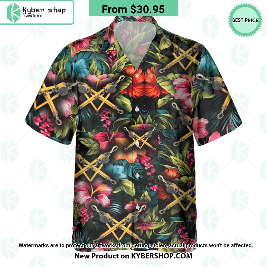 Lineman Tropical Hawaiian Shirt