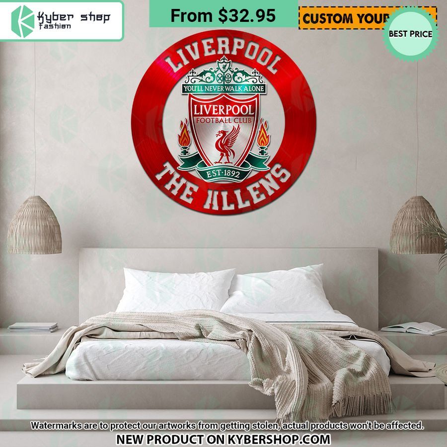 Liverpool FC CUSTOM Metal Sign