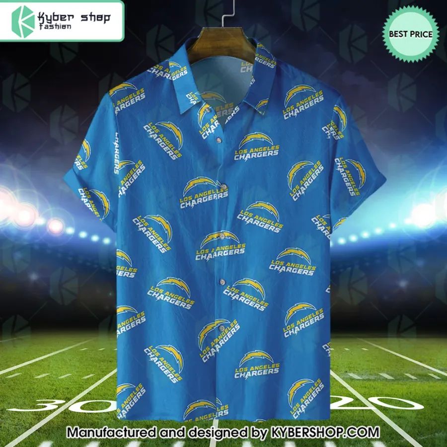 Los Angeles Chargers logo Hawaiian Shirt