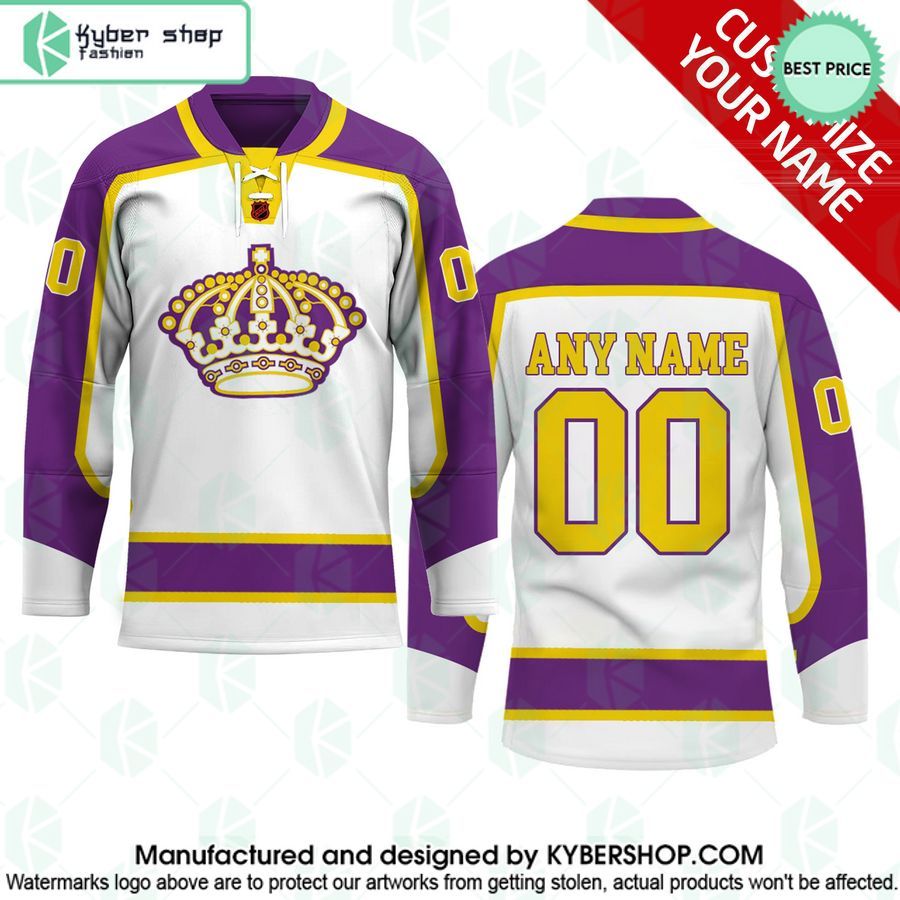 Los Angeles Kings Reverse Retro CUSTOM Hockey Jersey