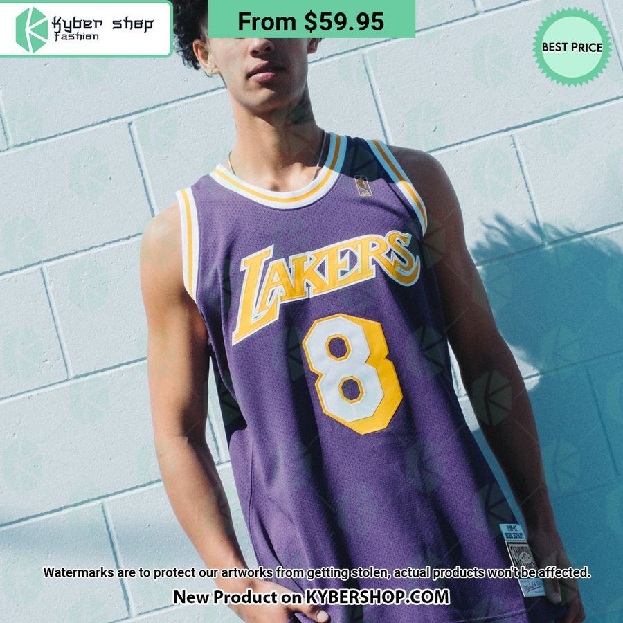 Los Angeles Lakers Kobe Bryant 8 Purple Basketball Jersey
