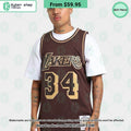 Los Angeles Lakers Shaquille O Neal 34 Basketball Jersey