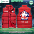LOSC Lille CUSTOM Sleeveless Puffer Down Jacket