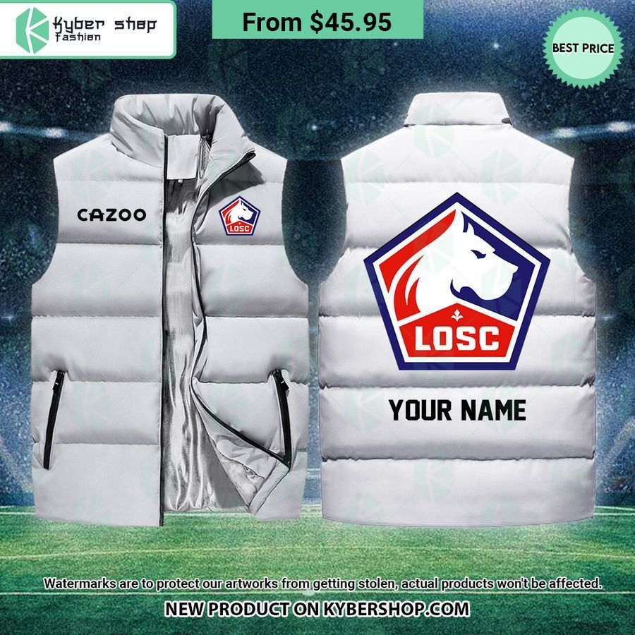 LOSC Lille CUSTOM Sleeveless Puffer Down Jacket
