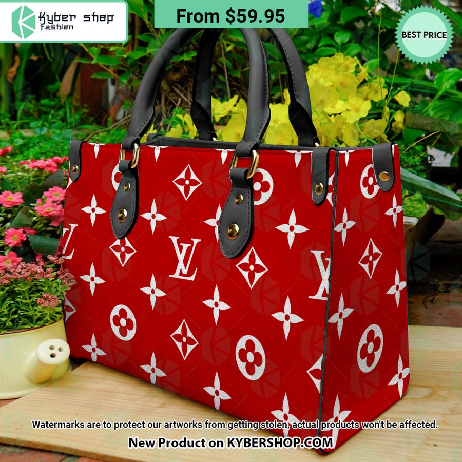 Louis Vuiton red Women Leather Handbag