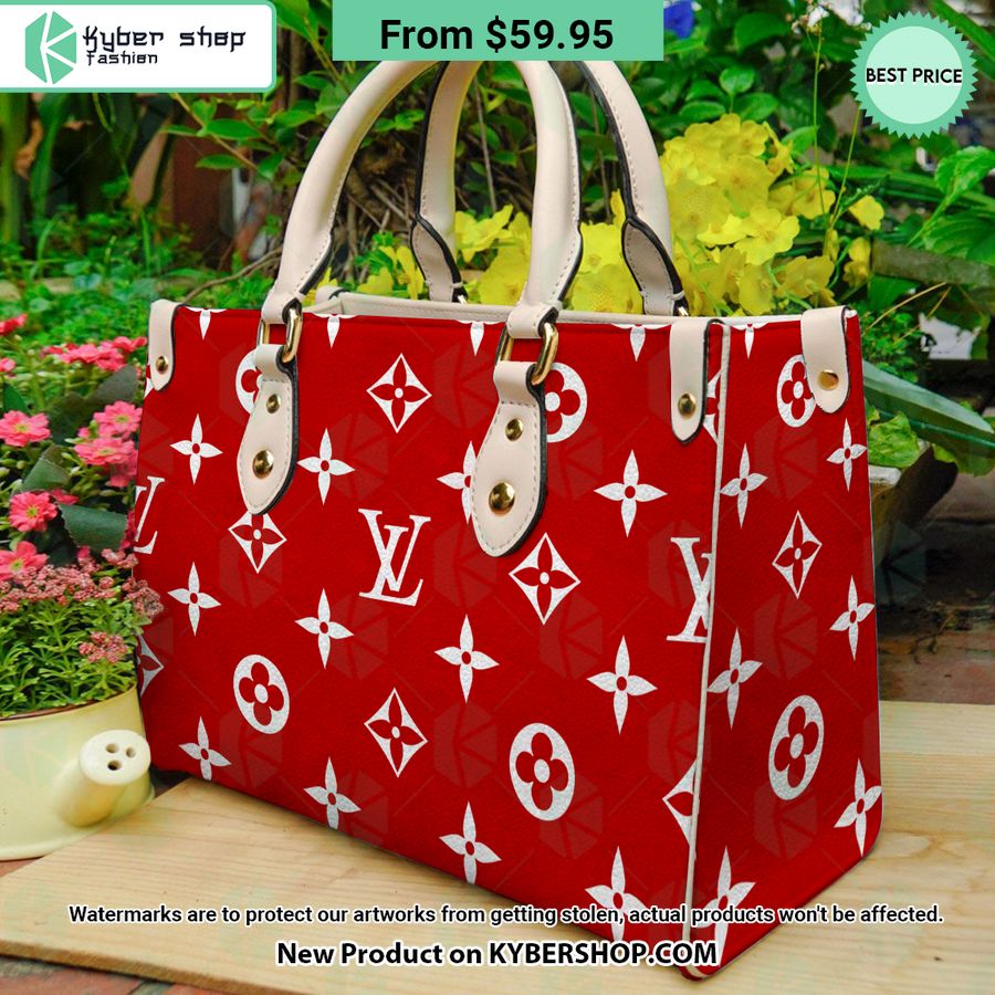 Louis Vuiton red Women Leather Handbag