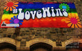 Love Wins Sign, Baltimore Print Unisex , , , Long Sleeve Tee
