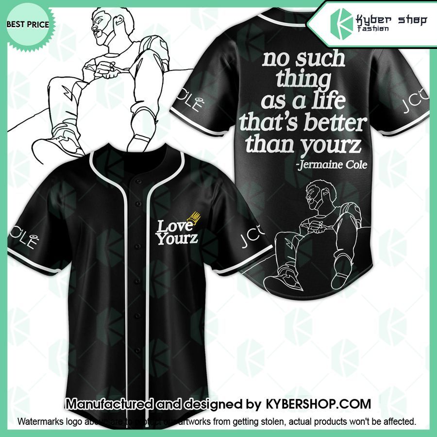 Love Yourz J Cole Baseball Jersey