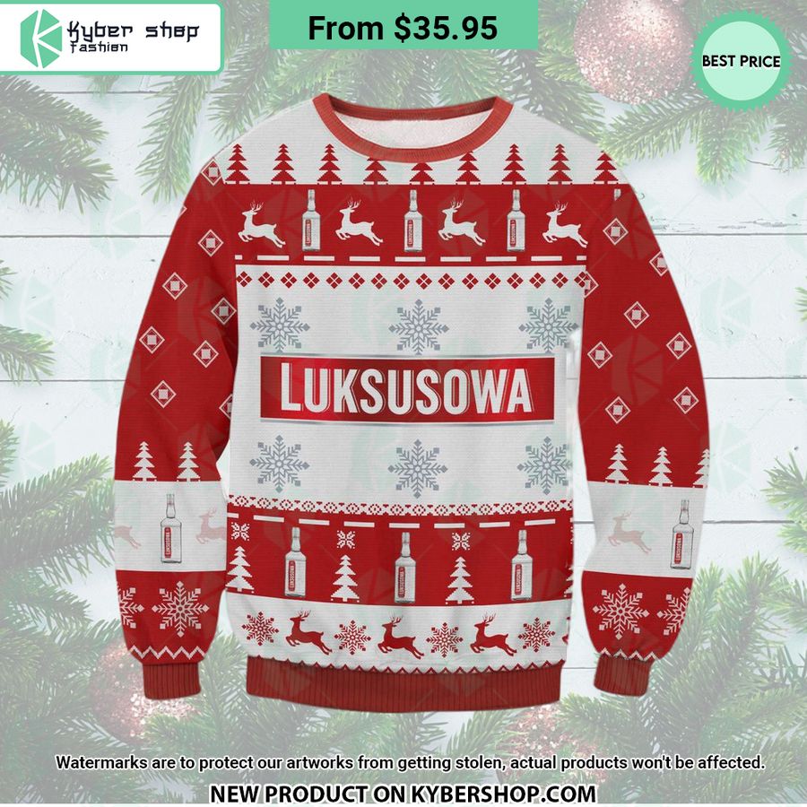 Luksusowa Vodka Christmas Sweater