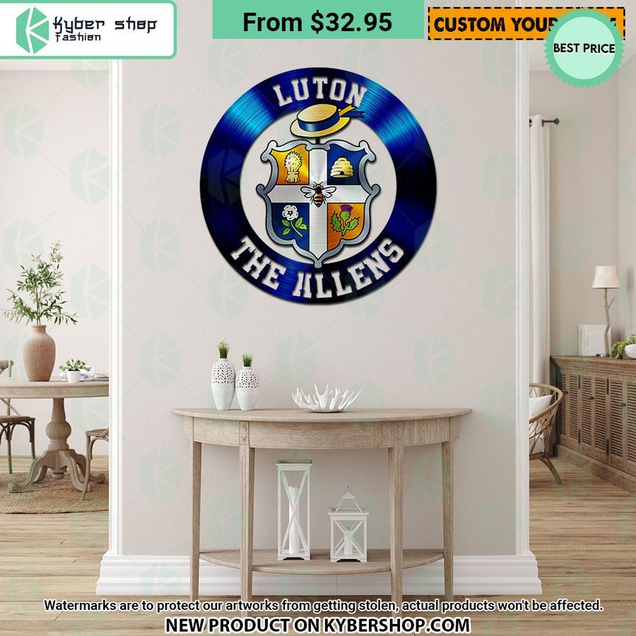 Luton Town CUSTOM Metal Sign
