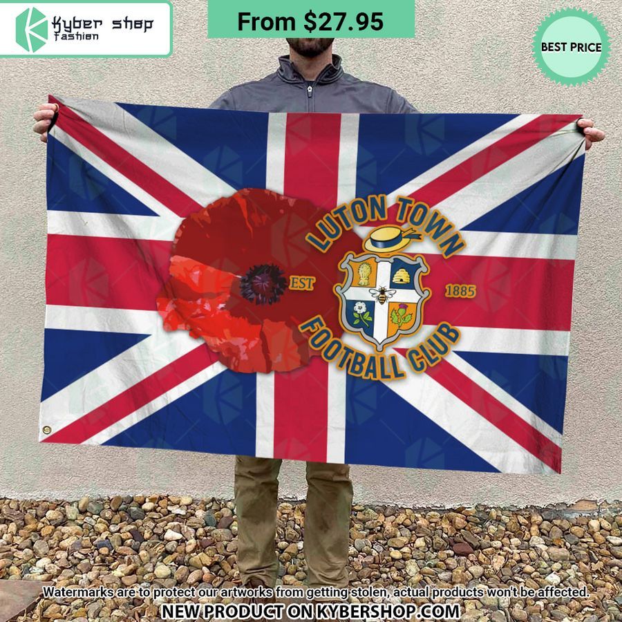 Luton Town FC Remembrance day Flag