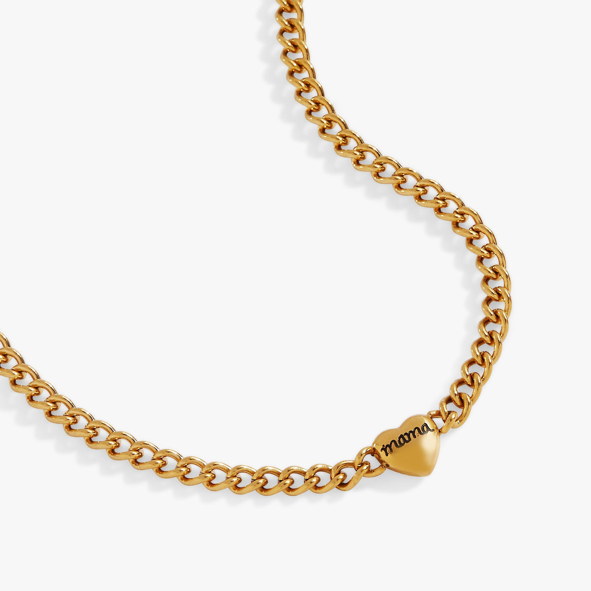 Mama Curb Chain Necklace T-Shirts