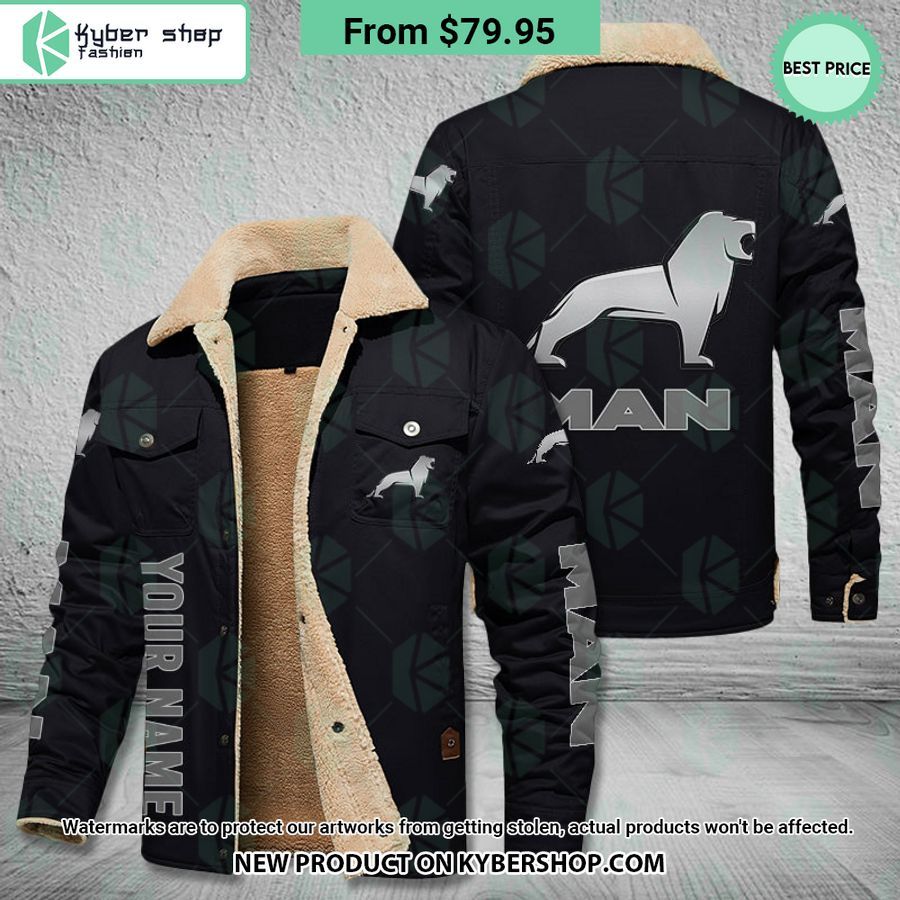MAN CUSTOM Fleece Leather Jacket