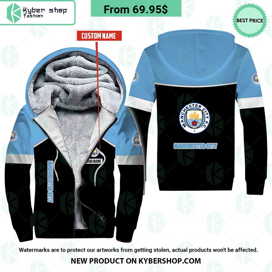 Manchester City CUSTOM Fleece Hoodie