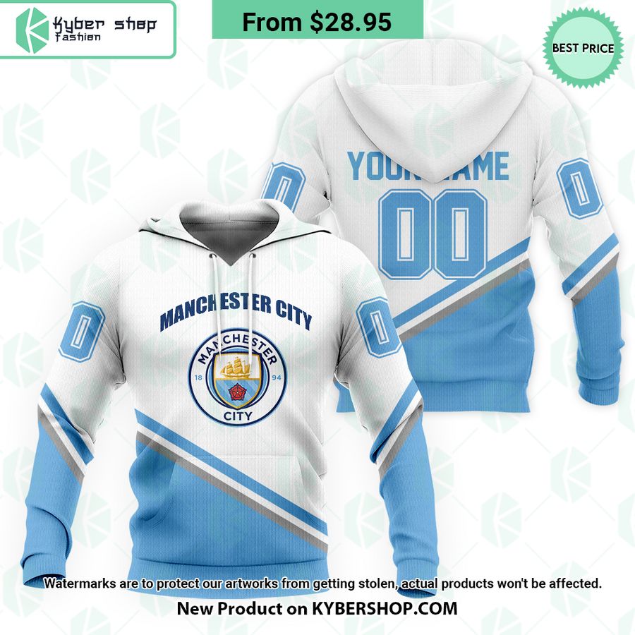 Manchester City FC Logo CUSTOM Hoodie