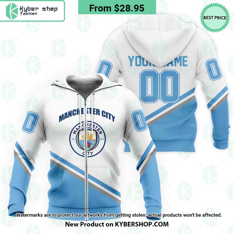 Manchester City FC Logo CUSTOM Hoodie