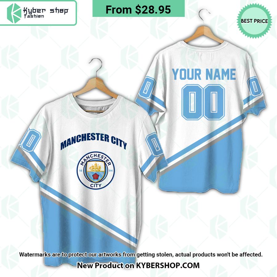 Manchester City FC Logo CUSTOM Hoodie