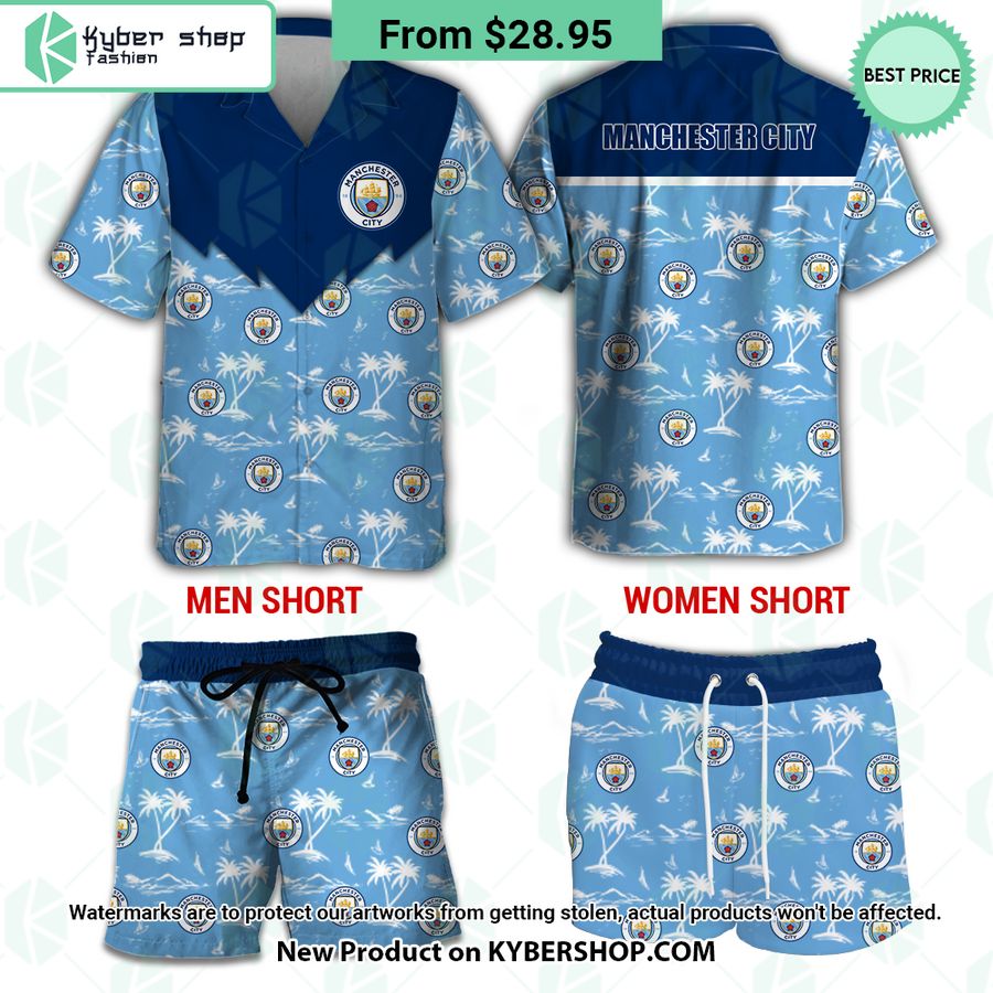 Manchester City Hawaiian Shirt