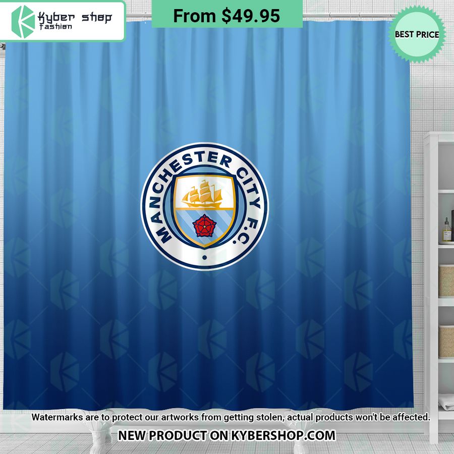 Manchester City Window Curtain