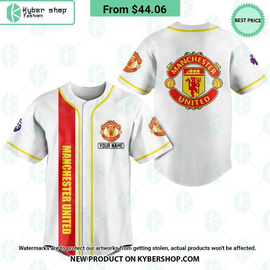 Manchester United CUSTOM Baseball Jersey