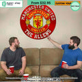 Manchester United CUSTOM Metal Sign