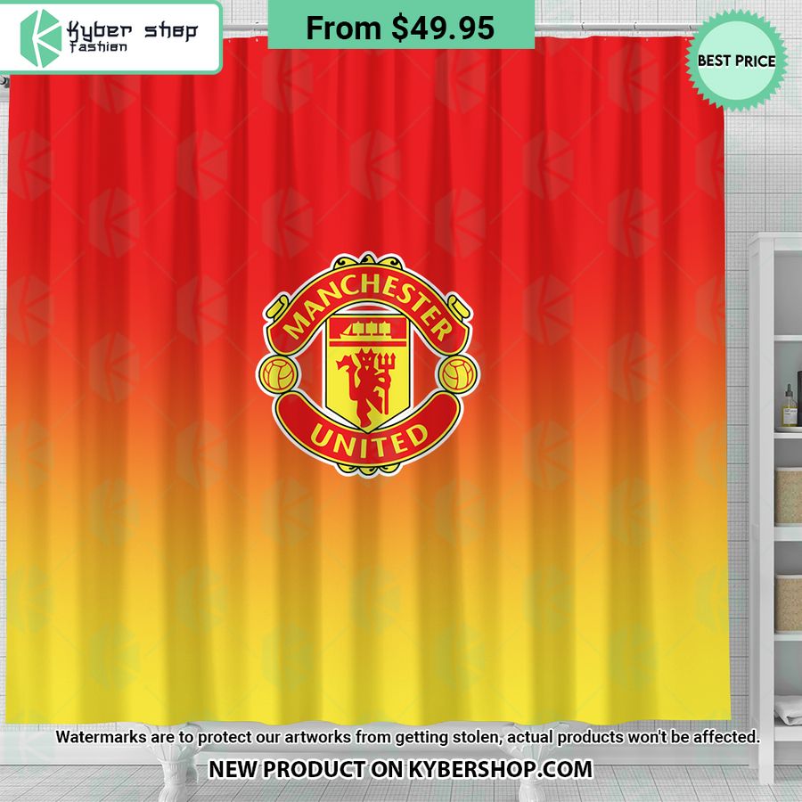 Manchester United Window Curtain