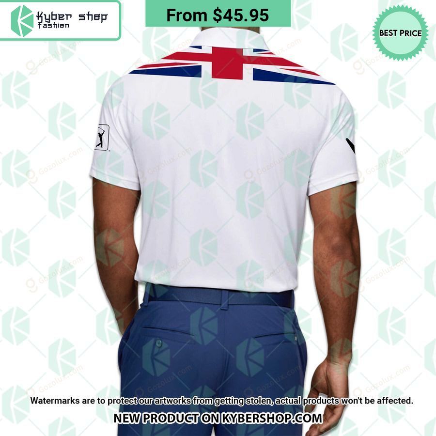 Masters Tournament Callaway UK Flag Polo Shirt