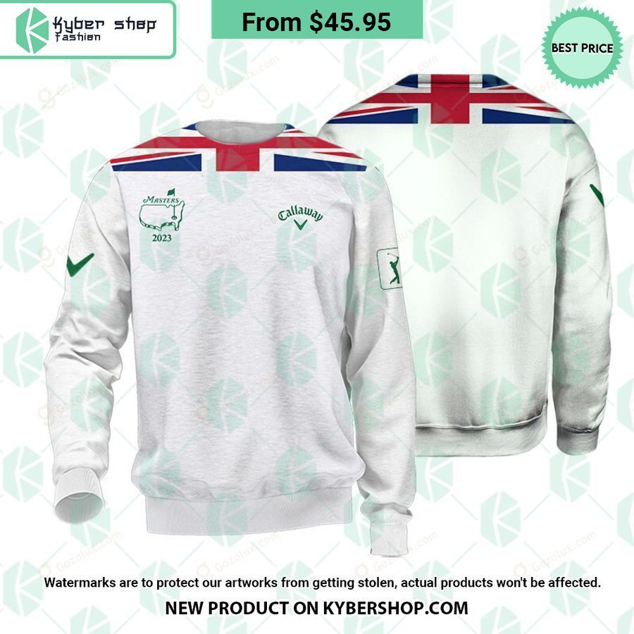 Masters Tournament UK Flag Callaway Polo Shirt