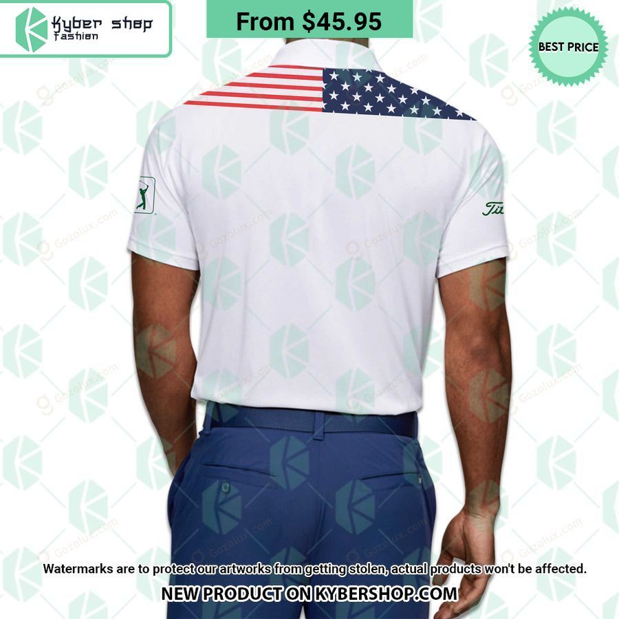 Masters Tournament US Flag Titleist Polo Shirt