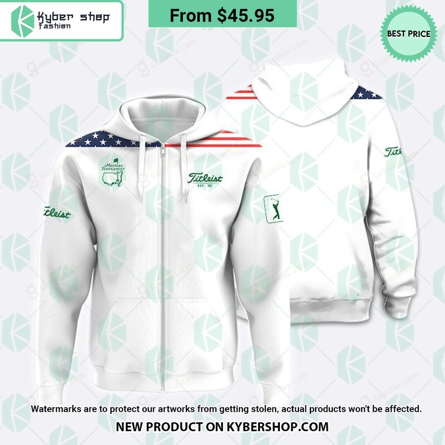 Masters Tournament US Flag Titleist Polo Shirt