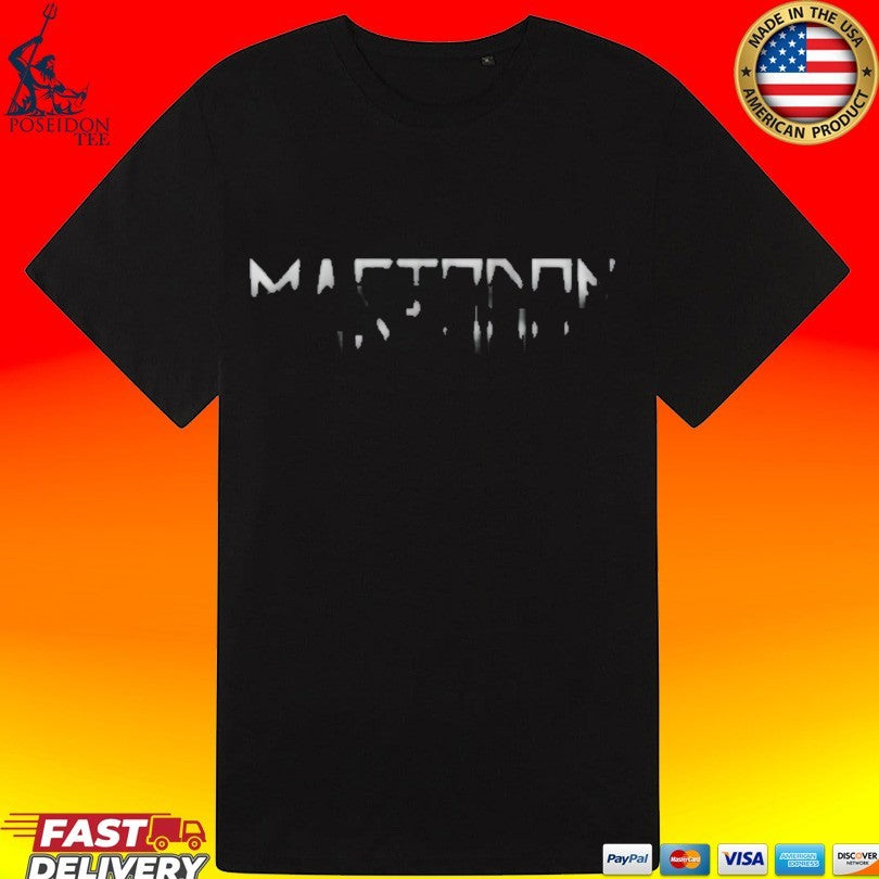 Mastodon Hunter Black On Black Logo T-shirt