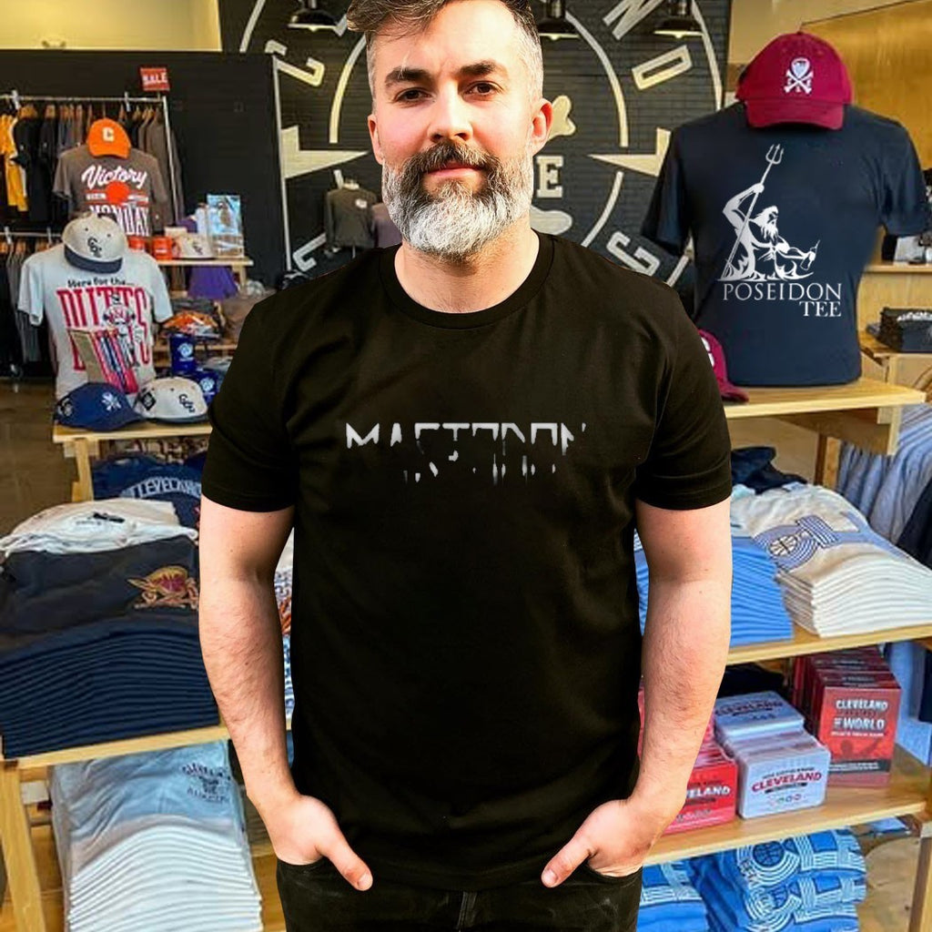 Mastodon Hunter Black On Black Logo T-shirt