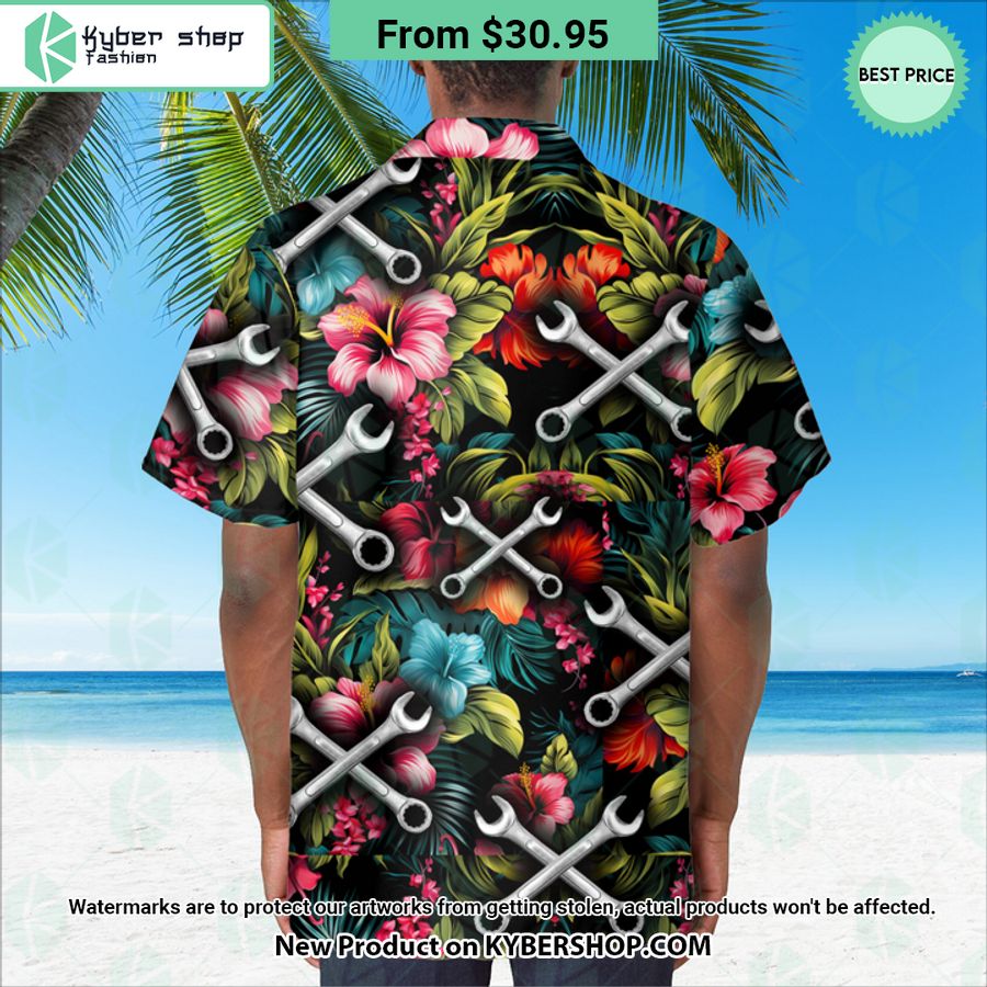 Mechanic Wrench Hawaiian Shirt