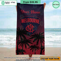 Melbourne FC CUSTOM Beach Towel