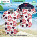 Melbourne Football Club Hawaiian Shirt Shorts