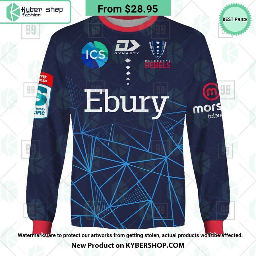 Melbourne Rebels Super Rugby Pacific Home Jersey CUSTOM Hoodie