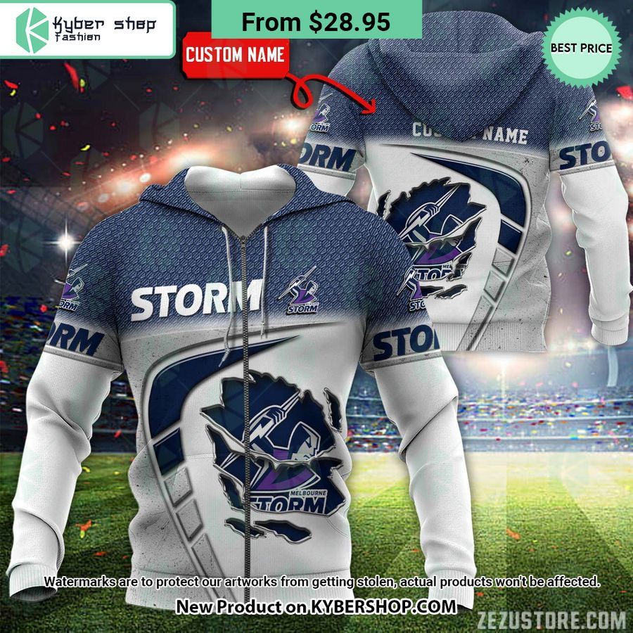 Melbourne Storm CUSTOM Hoodie