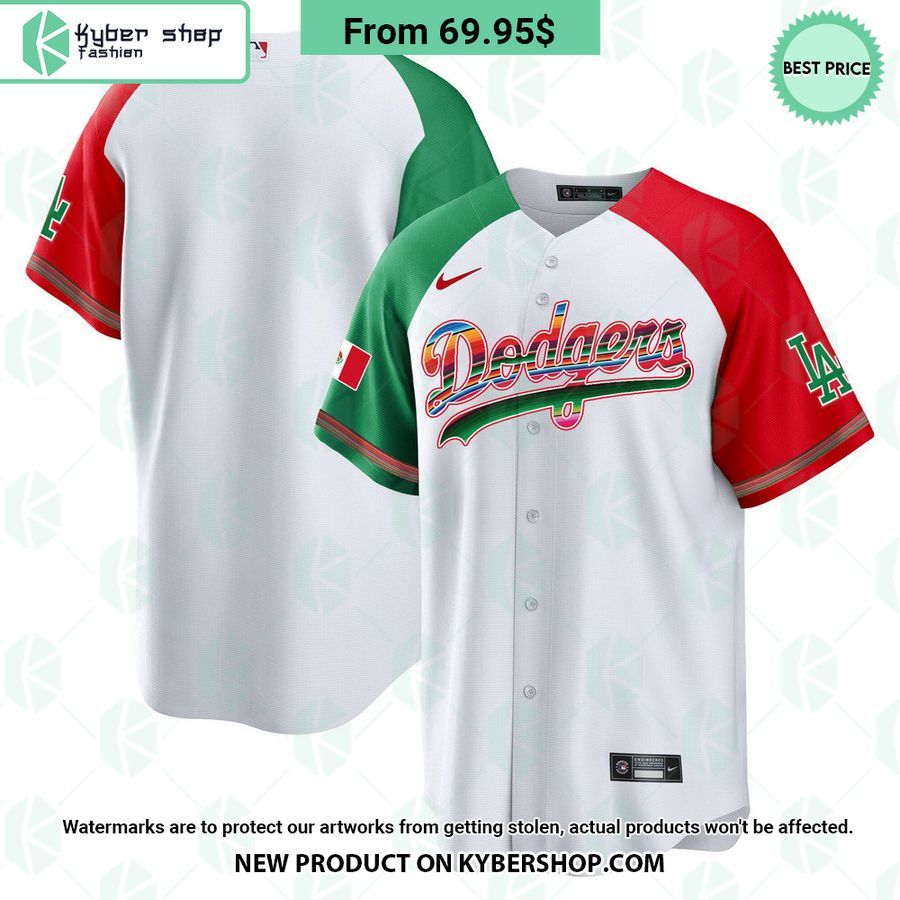 Men’s Los Angeles Dodgers Mexico Cool Base Alternate Jersey