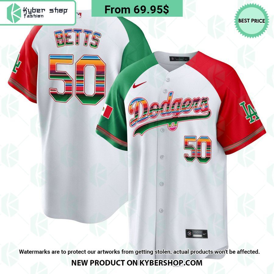 Men’s Los Angeles Dodgers Mexico Cool Base Alternate Jersey