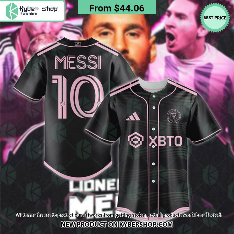 Messi 10 Inter Miami XBTO Baseball Jersey