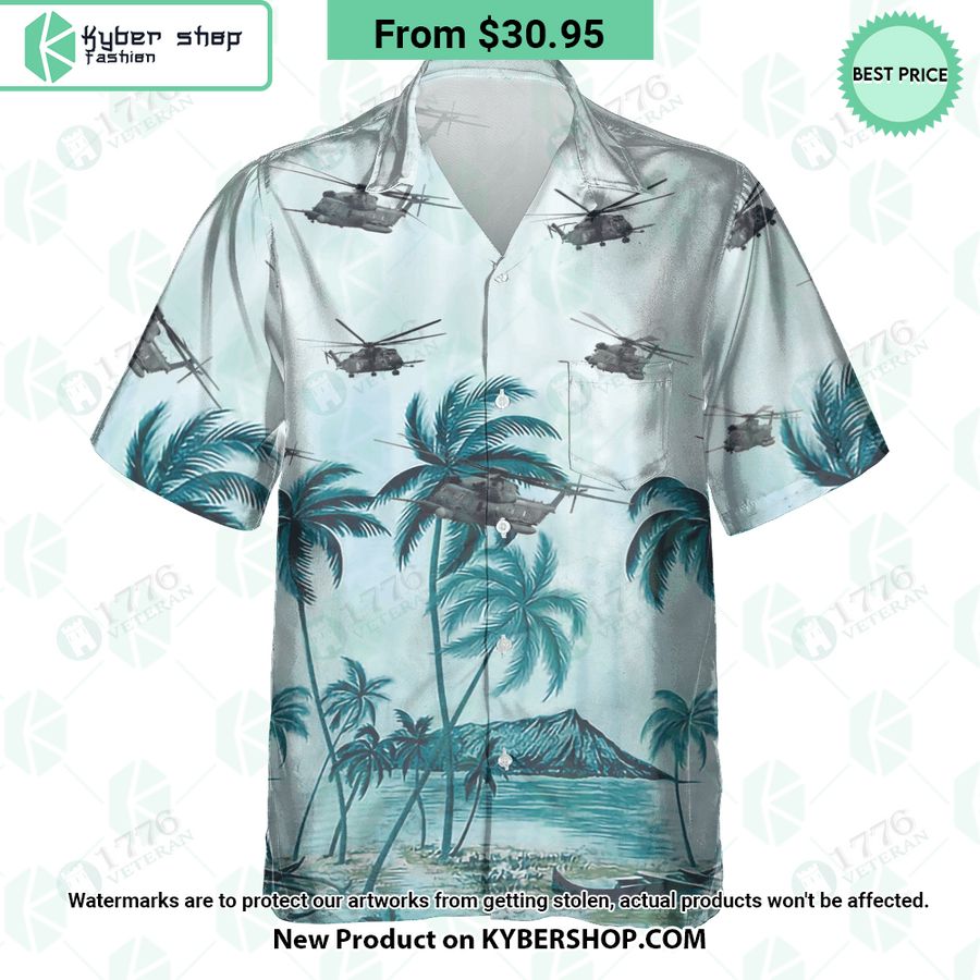 MH-53 Pave Low Palm Hawaiian Shirt