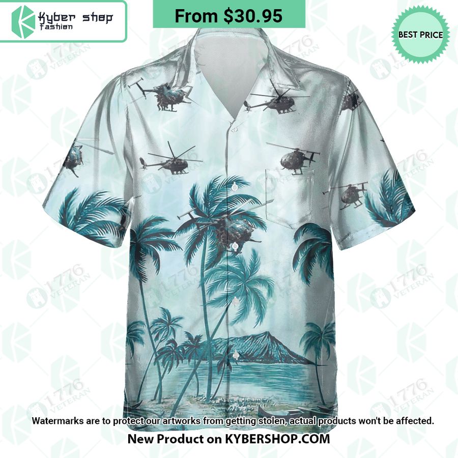 MH-6 Little Bird Palm Hawaiian Shirt