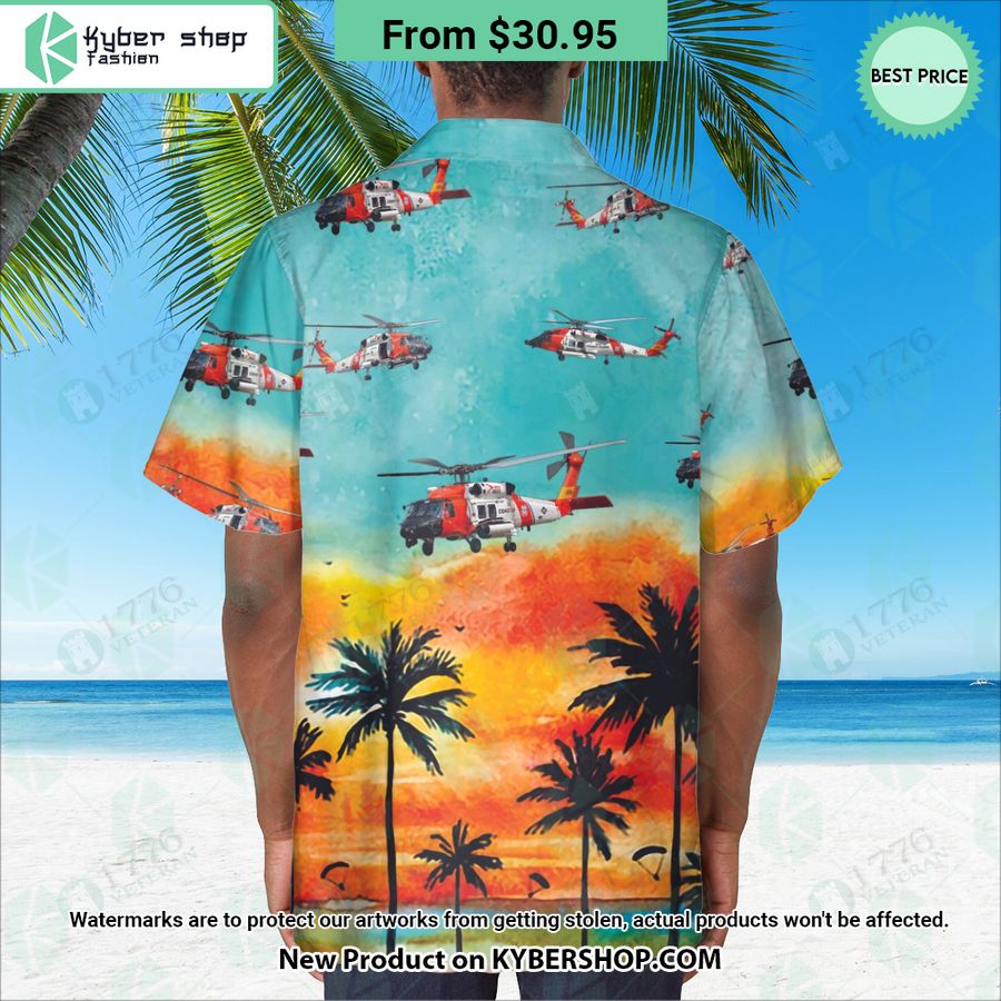 MH-60 Jayhawk Sunset Hawaiian Shirt