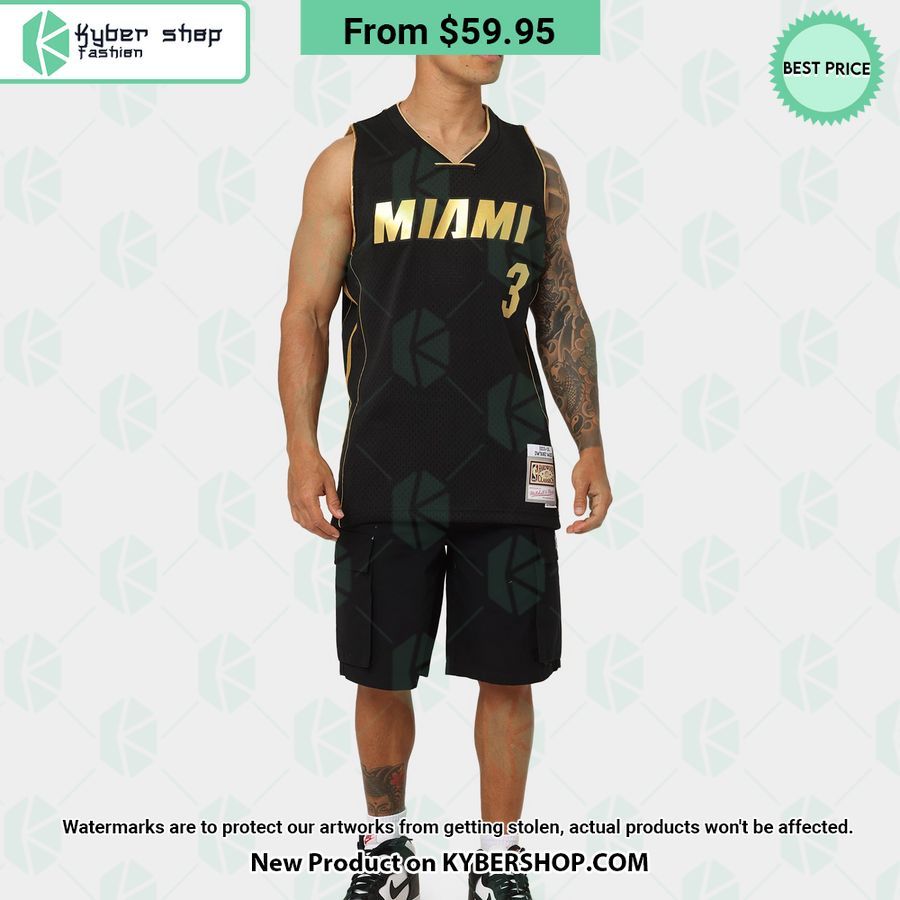 Miami Heat Dwayne Wade 3 Basketball Jersey