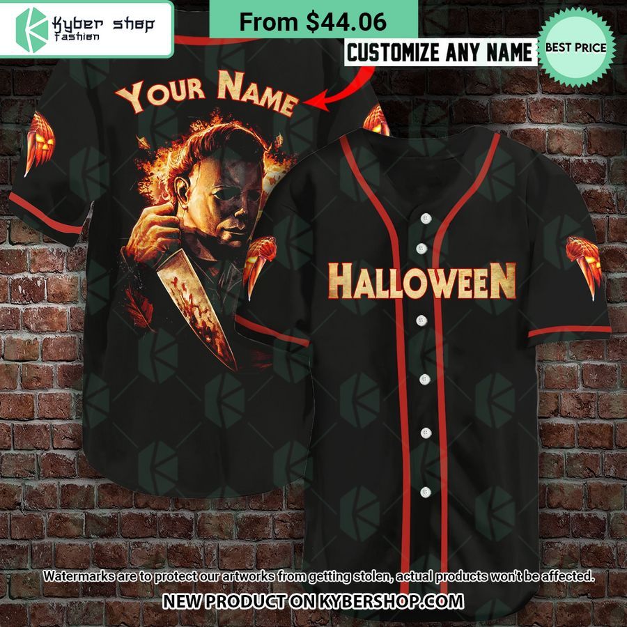 Michael Myers Halloween CUSTOM Baseball Jersey
