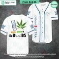 Michelob Ultra Beer Weed Boobs Baseball Jersey